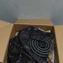 5304430149 5304430150 Black Porcelain Drip Pan Set & MP22YA Electric Range Burner Element Unit Set by Cenipar-Compatible with Frigi-daire Ken-more Cros-ley Tap-pan Range Oven/Stove