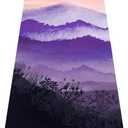 nuveti Yoga Mat Print Extra Thick TPE Non Slip Fitness Exercise Mat with Carrying Bag,72"x24" Extra Thick 6MM Exercise & Workout Mat for Yoga, Pilates Fitness and Floor Exercises (DieXue)