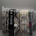 Large Rugs for Living Room: 10x14 Area Rugs Farmhouse Indoor Machine Washable Rug Non-Slip with Rubber Backed Oriental Carpets 10x14 Black