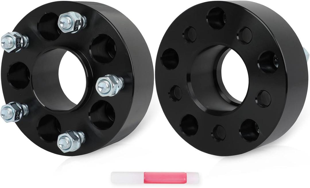ECCPP 2PCS 2 inch 5 Lug Hub Centric Wheel Adapters Conversion 5x4.5 to 5x5 71.5mm Fits for jeep Grand Cherokee for jeep Wrangler JK TJ YJ with 1/2"x20 NOT FIT Stock Rims