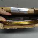 TEKXYZ 14 Inch Gold Metal Floral Hoops with Transparent Acrylic Bases for Table Centerpiece Decoration - Pack of 10