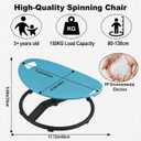 Spinning Chair for Autistic Kids, Sensory Swivel Chair with Safety Handles, 330LBS Weight Capacity, Spinning Toy for Kids Autism & ADHD Age 3+, Sensory Product for Body Balance