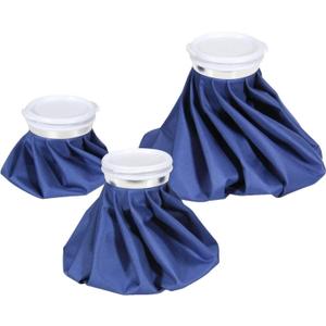 Ice Bags for Injuries Reusable: Ohuhu 3 Packs Ice Cold Packs Ice Bag Hot Water Hot & Cold Therapy Pain Relief for Knee Leg Injury No-Leak Breathable Waterproof Ice Bags 3 Sizes 6"/9"/11", Blue (3 Count (Pack of 1))