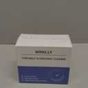 Wrklly Rechargeable Ultrasonic Retainer Cleaner Machine | 50kHz 1.9 inch Ultra-Thin Portable | Night Guard Aligners Jewelry |6pcs Cleaner Tablets Included | Quick & Deep Clean Modes | Oral Dental Care (Light Blue)