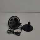 Table Fans: Holmes 6” Personal Table Fan – 2 Speeds, Compact, 15° Head Tilt, Wide-Angle Oscillation, Black | Holmes Fans
