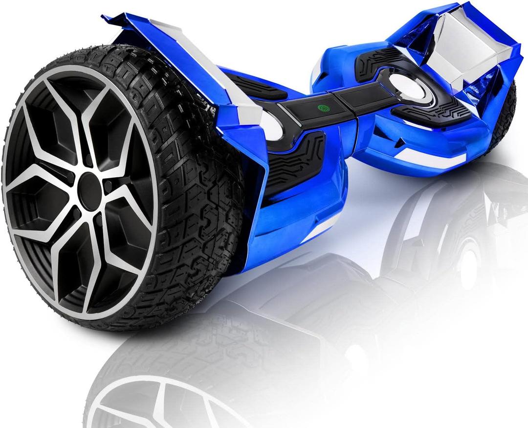 8.5 All Terrain Hover Board, Off Road Self Balancing Scooter with Bluetooth and LED Lights, UL2272 Safety Certified