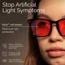 livho High Tech Blue Light Glasses - Advanced Blue Light Blocking Computer Glasses - Screen Fatigue & UV Protection, Maximum Protection