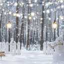 Winter Wonderland Backdrop Winter Photography Backdrop Snowy Forest Background cp-570(7x5ft)