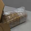 Cordless Bamboo Roman Shades for Windows, Blinds Size (31.5" W 64" H) Colour (Highfield Teak)