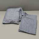 Bare Home Bedding Duvet Cover Queen Size - Premium 1800 Super Soft Collection - Lightweight Duvet Cover - Soft Textured Bedding (Queen, Heathered Midnight Blue)