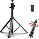 COMAN MT68 Light Stand, Auto Open 83.4" Adjustable Portable Photography Light Stand, Phone Tripod with Quick Release Ball Head 1/4 Screw, Suit for Octabox Video Light DSLR Camera