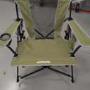 GCI Outdoor Comfort Pro Rocker Camping Chair | Portable Folding Rocking Chair with Durable Armrests & Drink Holder  Loden Green