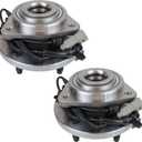 Pair 513234 Wheel Hub and Bearing Assembly Compatible with 2005-2010 Jeep Grand Cherokee, Commander 5Lugs w/ABS
