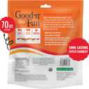 Good n Fun Triple Flavor Twists for All Dogs, 70 Count, Treat Your Dog to Long-Lasting Chews Made with Beef Hide, Pork Hide and Chicken