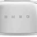 SMEG 2 Slice Toaster with 6 Presets and Defrost Function and Removable Crumb Tray TSF01SSMUS, Stainless Steel