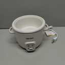 AROMA Rice Cooker, 2-Cup (Uncooked) / 4-Cup (Cooked), Steamer, Grain Cooker, Soup Maker, Oatmeal Cooker, Auto Keep Warm, 1 Qt, White, ARC-302-1NG