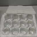 Baderke 12 Pcs Christmas Glass Mugs Set 12 oz Christmas Coffee Mugs with Handle Snowman Snowflake Coffee Cup Xmas Tree Santa Claus Cup for Hot Chocolate Women Men Gift (Xmas)