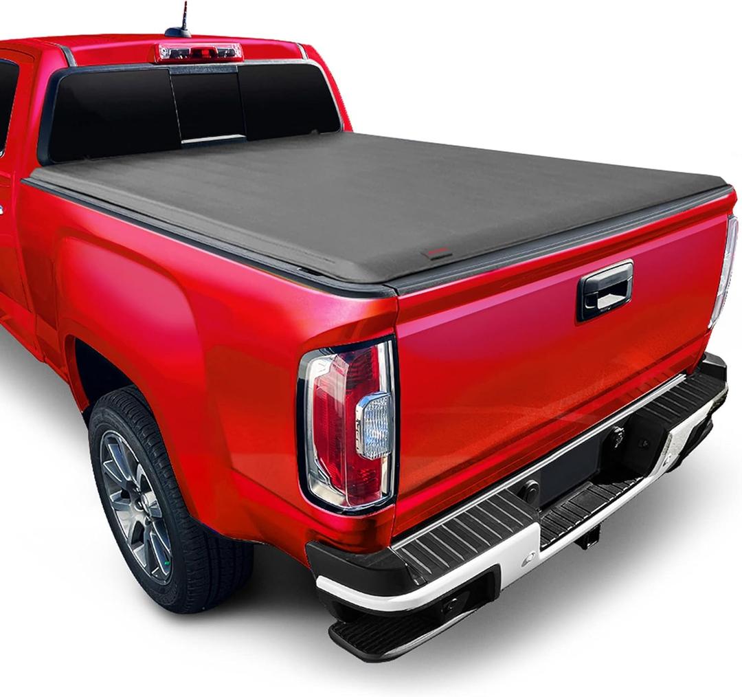 MaxMate Soft Roll-up Truck Bed Tonneau Cover Compatible with 2019-2022 Chevy Colorado GMC Canyon | 5'2" (62") Bed | TCC169052