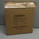 Plastic Fridge Organizer,Clear Storage Containers for Fridge Stackable Organizer Bins Square Food Storage Box Keep Fresh for Vegetable,Food,Fruits (10 PACK)