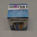 Large Pill Organizer with 7 Large Compartments - Portable Pill Dispenser for Travel, Anti-Mix Design & Wide Opening Design, Easy Access to Vitamin Dispenser, Includes 20 Blank Stickers (Black)