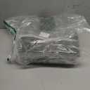 12 Pcs Plush Foam Interlocking Carpet Tiles,Soft Shaggy Fluffy Floor Area Rugs with Padding,Colorful Floor Protective Mats for Home Kids Room Playroom (Grey and Black, 11.8 x 11.8 x 0.39)