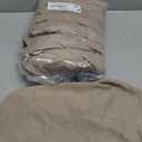 Smiry Waterproof Seat Covers for Dining Room Chairs Set of 8, Stretch Jacquard Removable Washable Chair Seat Slipcovers Protector, No Rear Covers, Taupe