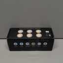 Onumii LED Puck Lights Battery Operated LED Under Cabinet Lighting Wireless Stick on Tap Lights with Remote Controll Color Changing Timer Function for Cabinets, Shelves, Closets - 6Pack White