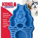 KONG - Zoom Groom Dog Brush, Groom and Massage While Removing Loose Hair and Dead Skin - Blue