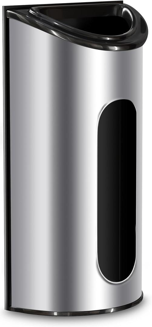 Utopia Kitchen Grocery Plastic Bag Holder and Dispenser Medium, Easy Wall Mount Bag Saver, Stainless Steel, Silver (Medium (Pack of 1)) Utopia Kitchen Grocery Plastic Bag Holder and Dispenser Medium, Easy Wall Mount Bag Saver, Stainless Steel, Silver (Medium (Pack of 1))