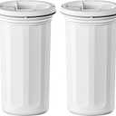 Replacement for New Culligan Pitcher & Dispenser ZEROF01 Water Filter Cartridge, 5-Stage Advanced Filtration, Reduces Lead, Total PFAS, Mercury, Fluoride & Chlorine by GAMOTH, 2 Count