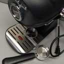 Espresso Machine, 20 BAR Pump Temperature Control, Compact Espresso Maker with Steam Milk Frother, Professional Coffee Makers for Home, Cappuccino, Latte, Gifts for Coffee Lover, Black