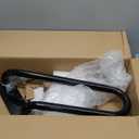 Jamb Mount Handrails for Outdoor Steps-1-3 Step Waterproof Stairs Railing-Powder Coated Side Mount Hand Rails for Indoor Stairs-Non-Slip Staircase Grab Rail for Deck/Porch/Mobile Home/Short Stairway