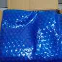 Hot Tub Spa Solar Bubble Cover Blanket for Round Inflatable Hot Tub Spa Pool Thermal Insulation Floating Bubble Wrap Covers (4.7 Ft)