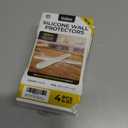 3 x 4 Clear Silicone Wall Protector Strips  Self-Adhesive Door Slam Stoppers & Noise Dampening Bumpers for Cabinets, Car, Toilet Lids, Drawers, Shower  5.5" x 0.7" x 0.2" by Vellax