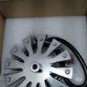 3-21-08639 Combustion Blower with 3-20-502221 Fan Blade 5" Double Paddle Impeller Replacement for Harman Pellet Stove Part P68 P43 P61 P38 XXV Exhaust Fan for Heatilator Eco Choice