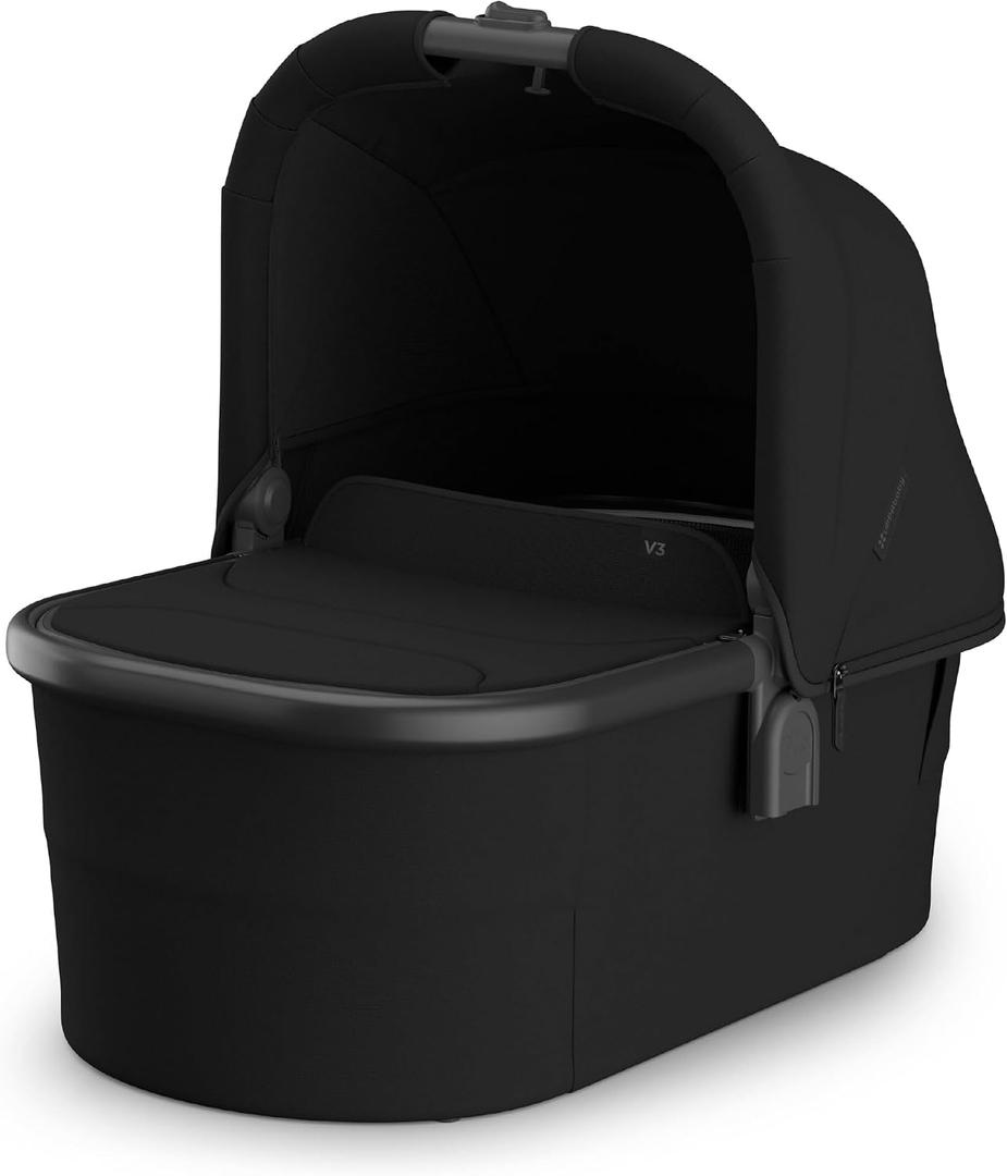 UPPAbaby Bassinet V3 - Fits with Vista, Cruz, Ridge Strollers - James
Attaches to UPPAbaby Strollers and Stand, Foam-Free Air Mesh Mattress, Safe for Overnight Sleep