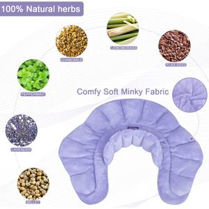 REVIX Herbal Concepts Neck and Shoulder Wrap, Hot & Cold Therapy, Microwaveable Shoulder Heating Pad, Aromatherapy Heat Wrap XL