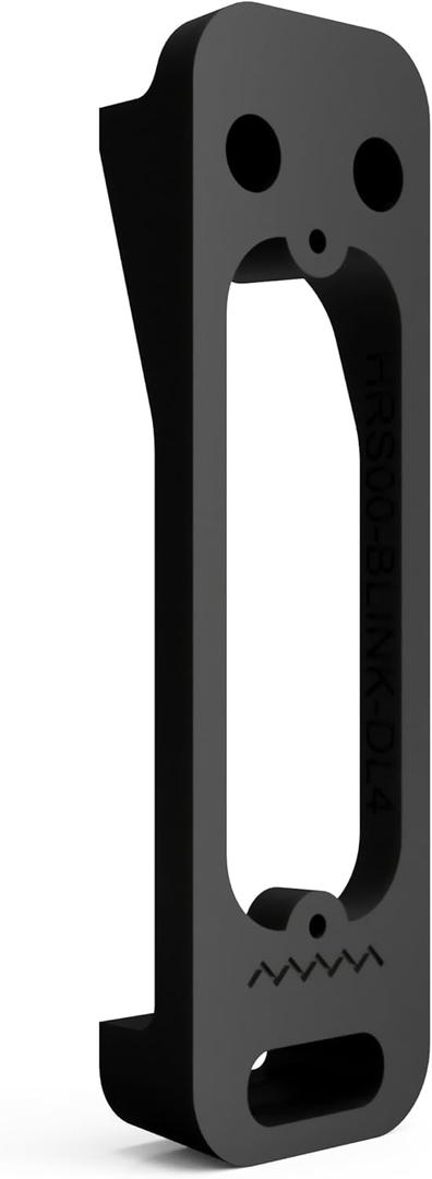 Premium Blink Video Doorbell Mount for 4-inches Dutch Lap Vinyl siding Black