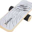 Balance Board Trainer, Wooden Balancing Board with Workout Guide to Exercise and Build Core Stability, Wobble Board for Skateboard, Hockey, Snowboard & Surf Training (Claw)