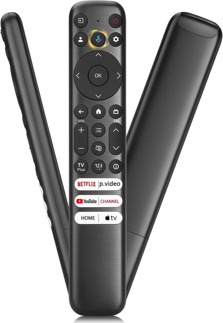 Voice Replacement Remote for TCL Google TV Remote, Compatible with TCL Q6/Q7/QM8/S3/S4 SeriesNot Applicable to Roku TVs