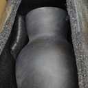 Emotionally Grounded Vase, Vaseking Large Ceramic Rustic Vase with 4 Handles, 10.83 inch Minimalist Decorative Farmhouse Vases for Home Decor, Living Room, Enterway, Table Decoration, Black Bronze