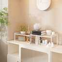 Set Of 2 Cabinet Organizers 12.8''W 44 LBS Load Capacity Heavy Duty Kitchen Pantry Shelves Counter Countertop Storage Racks