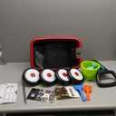 Radio Flyer My 1st Wagon 2-in-1 Walker & Pull Wagon with Beach and Garden Tools for Toddlers Ages 1-4, Red