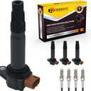 Ignition Coil  Spark Plug kit Compatible wiht Maverick x3 Turbo 2018-2022Turbo R 2017-2021,Turbo RR 2020-2022, Replaces 420666145 415130363 715900492