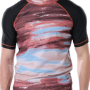 VAYAGER Men's Swim Shirt Short Sleeve UPF 50+ Rash Guard Quick Dry Water Beach Sun Protection T Shirts
