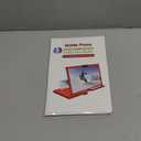 12'' Screen Amplifier for Cell Phone,3D HD Screen Expanders for Movie,Video,Gaming,Foldable Mobile Phone Stand with Screens Magnifier Projector for All Smartphone,Gifts for Men (White)