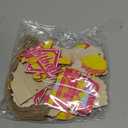 Frienda 24 Pcs Softball Wooden Ornament Softball Cutout Wood DIY Crafts Softball Wooden Hanging Ornaments with Twines for Softball Party Decoration