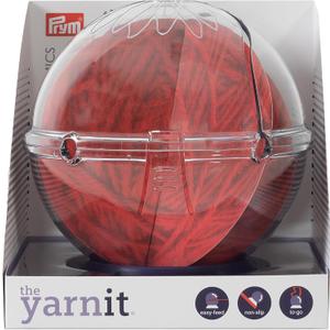 Prym Yarnit Travel Yarn Holder for Knitting & Crochet  Prevents Tangles with Two Yarn Channels, Shoulder Strap, Non-Slip Base & Hidden Storage