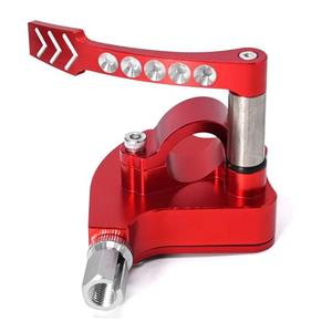 7/8" 22mm Universal Billet Throttle Thumb Assembly, ATV Throttle Lever Thumb Controller, Replacement for Yamaha Suzuki Polaris Can-Am Kawasaki Honda Arctic Cat KYMCO Dirt Bike ATV Quad, Red