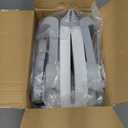 MoreFeel Collapsible Baby Bathtub for Newborn with Thermometer & 1 Hooded Towel & 1 Soft Floating Cushion,Portable Travel Bathtub with Drain Hole, Durable Foldable Baby Tubs for Infants to Toddler (Grey)